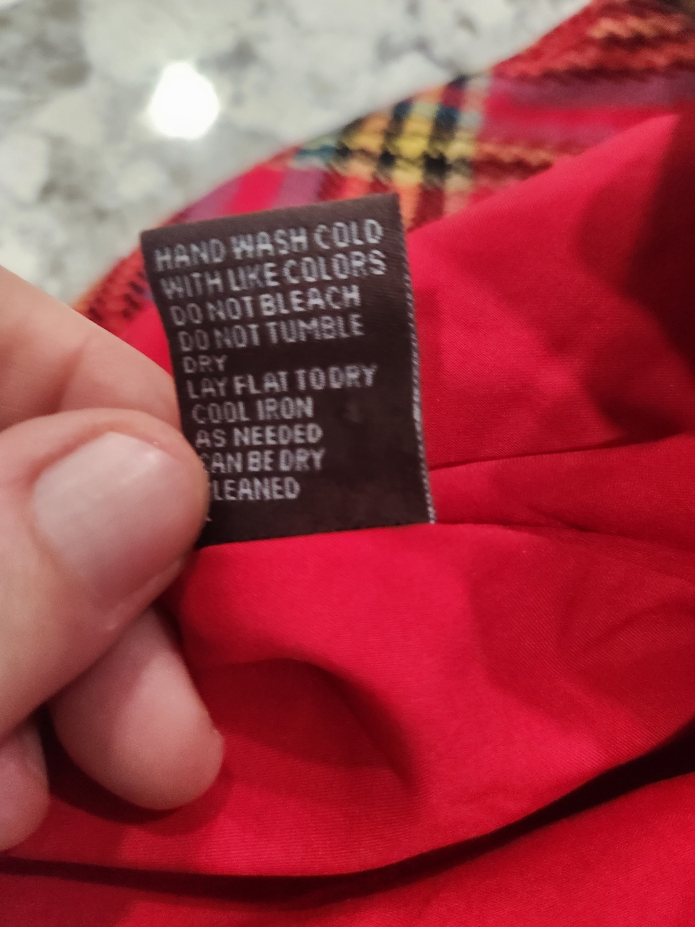 J.McLaughlin Hattie Pants Women's Plaid Jacquard Red Black Yellow Size 6 - Picture 10 of 11